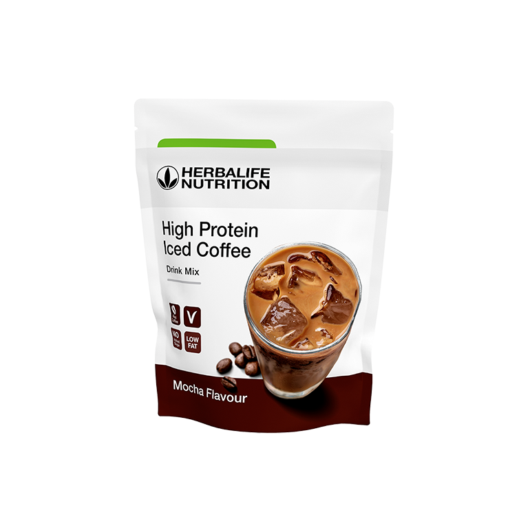 High Protein Iced Coffee Mocha