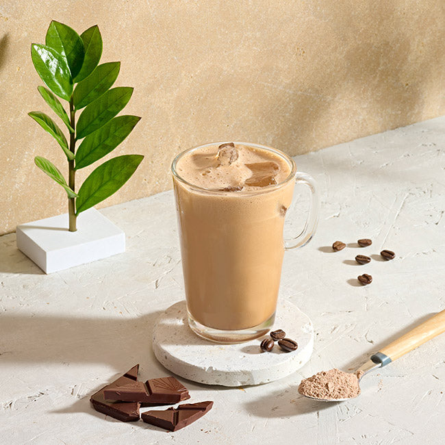High Protein Iced Coffee Mocha